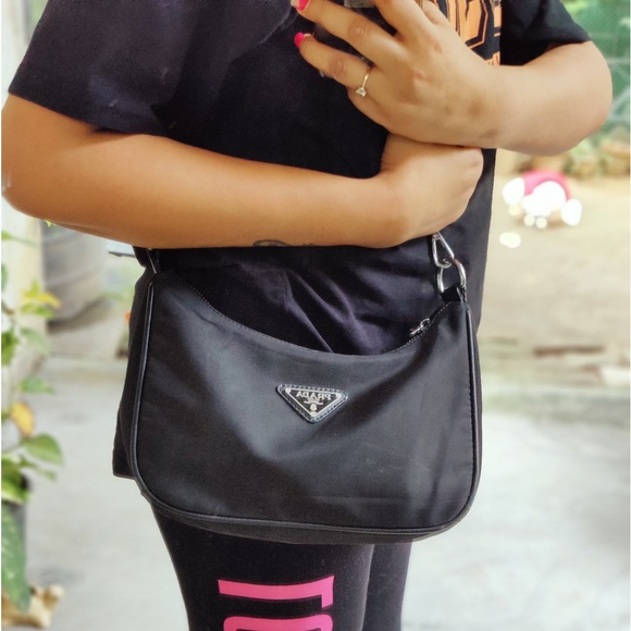 Prada readdition 2000 Cloth handbag - Picture 5 of 8